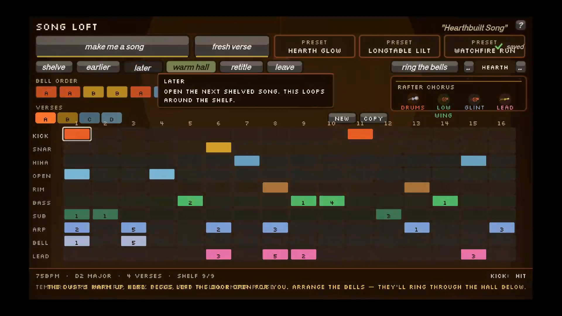 the song loft turns each campaign into something you can hear.